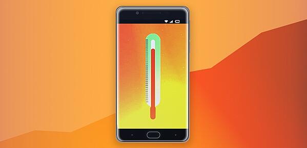 additional image phone with thermometer