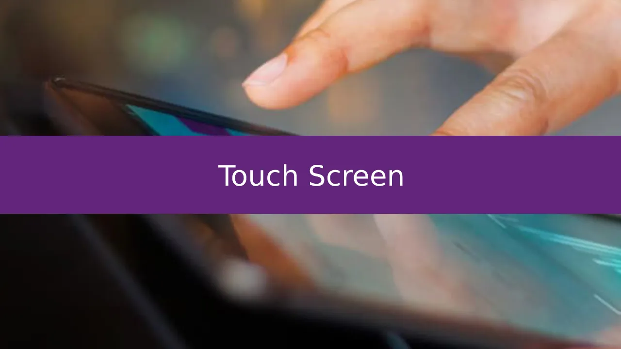 touch lcd definition